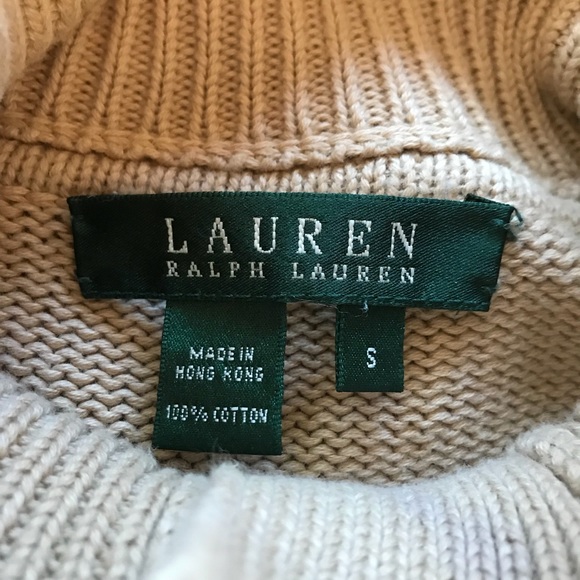 Sold Ralph Lauren Military Camel Sweater S - Picture 3 of 8